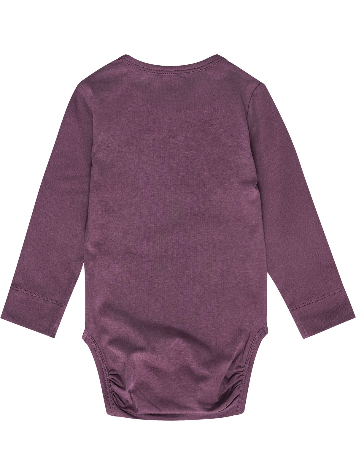 HUMMEL Mini 2-Pack Body L/S Kind (black plum/sea fog)