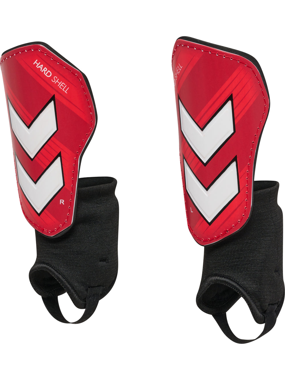 HUMMEL Shin Guards Hard Shell (pompeian red)