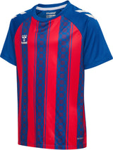 HUMMEL Match Striped Jersey S/S Kind (true blue/true red)