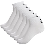 HUMMEL Chevron 6-Pack Mid Cut Socks (white/white)