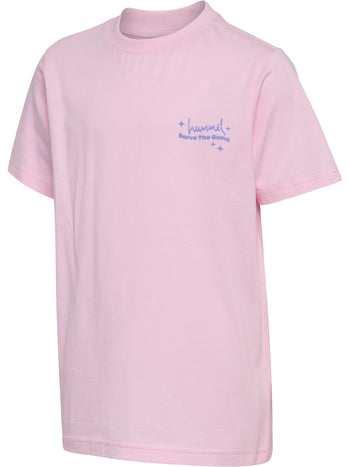 HUMMEL Reg Graphic T-Shirt S/S Kind (pink lady)