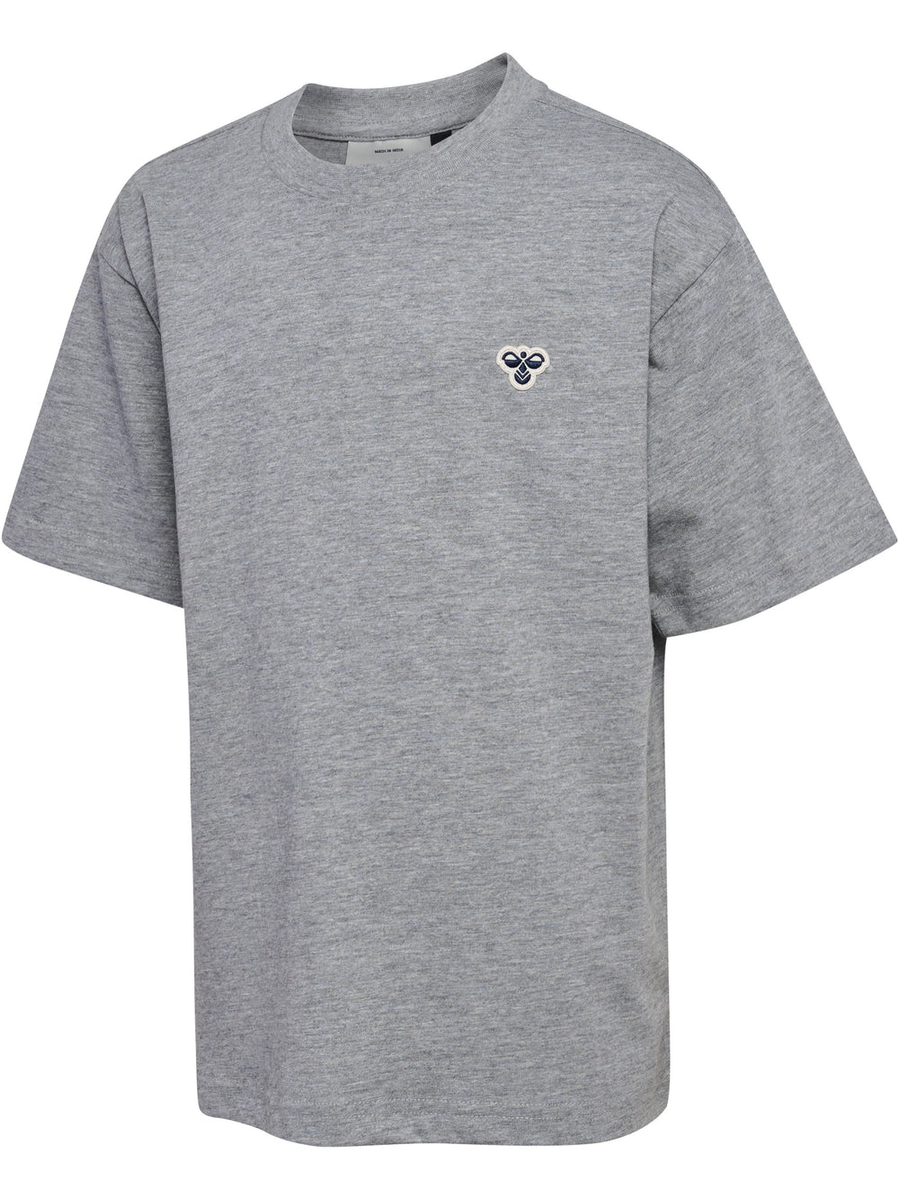 HUMMEL Loose T-Shirt S/S Bee Kind (grey melange)