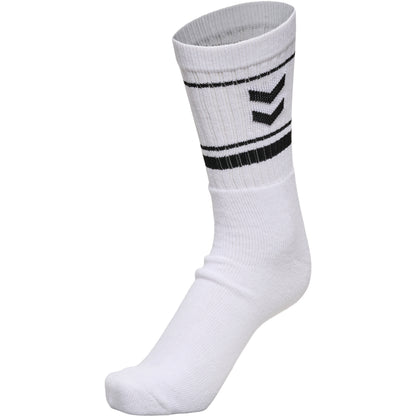 HUMMEL Stripe Crew 3-Pack Socks (white)