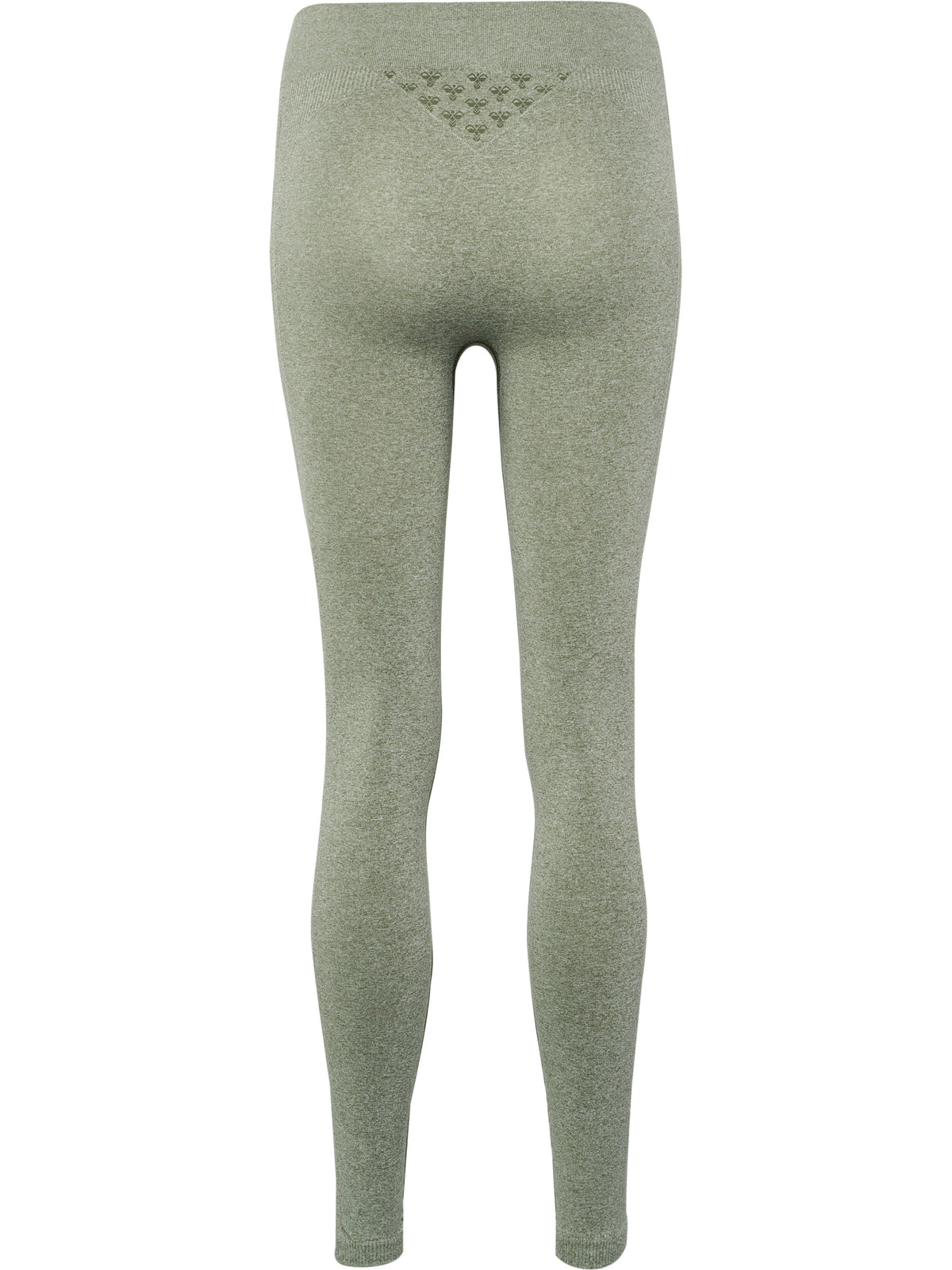 HUMMEL Ci Seamless Mid Waist Tights Damen (seagrass melange)