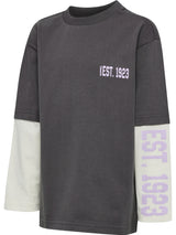 HUMMEL Kiim Layer T-Shirt Ls Kind (pavement)