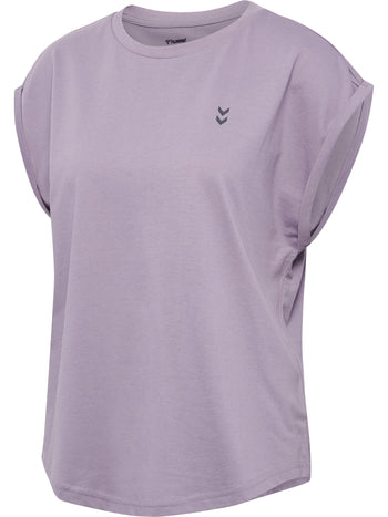HUMMEL Soft Relaxed T-Shirt S/S Damen (gray ridge)