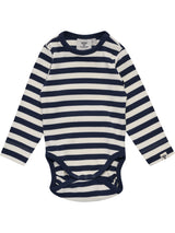 HUMMEL Alphie Body L/S Kind (dress blues/marshmallow)