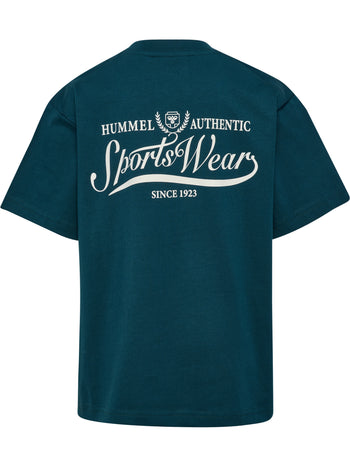 HUMMEL Loose Graphic T-Shirt S/S Bts Kind (reflecting pond)