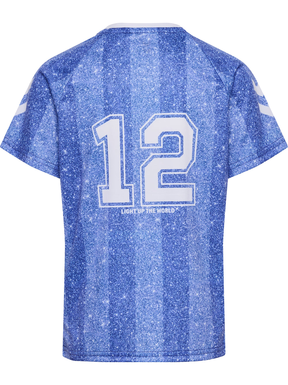 HUMMEL Shimmer T-Shirt S/S Kind (dazzling blue/bright white)