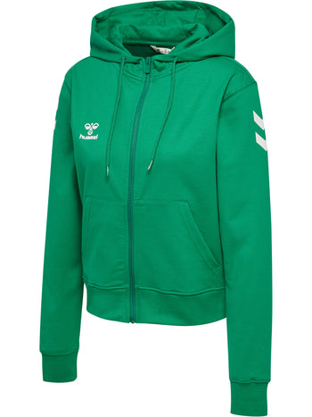 HUMMEL Go 2.0 Chevron Zip Hoodie Damen (jelly bean)