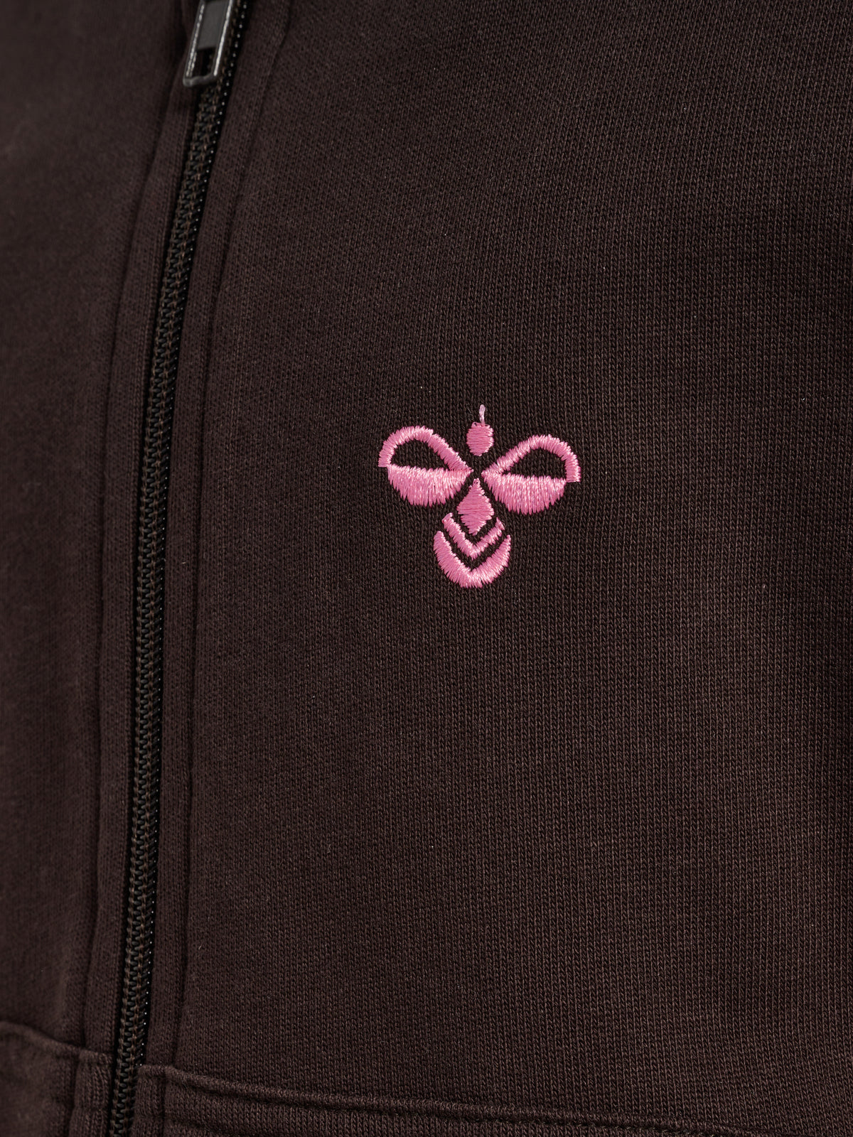 HUMMEL Jump Boxy Zip Cardigan Kind (chocolate torte)