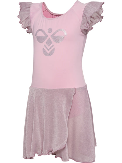 HUMMEL Mix Glitter Dress Kind (pink lady)