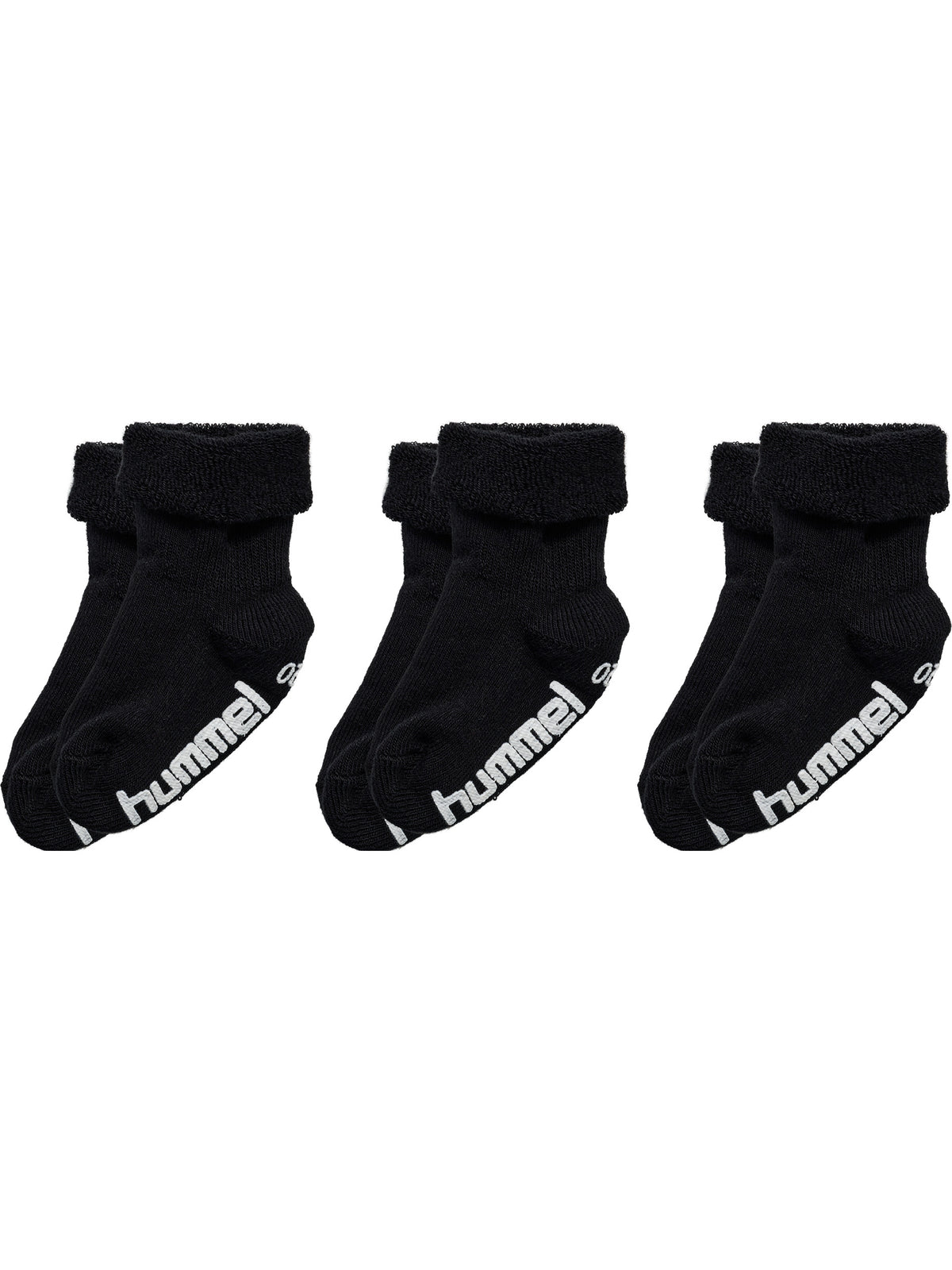 HUMMEL Mini Non Slip 3-Pack Sock Kind (black)
