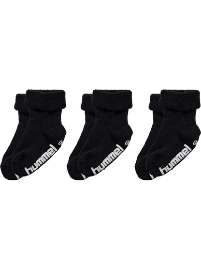HUMMEL Mini Non Slip 3-Pack Sock Kind (black)