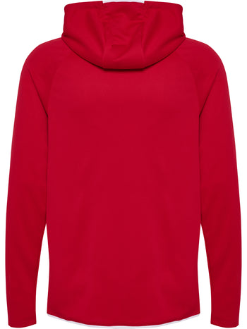 HUMMEL Core 2.0 Zip Hoodie (true red/white)