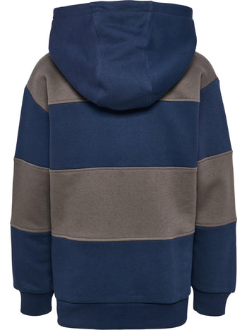 HUMMEL Loose Stripe Hoodie Bee Kind (dress blues)