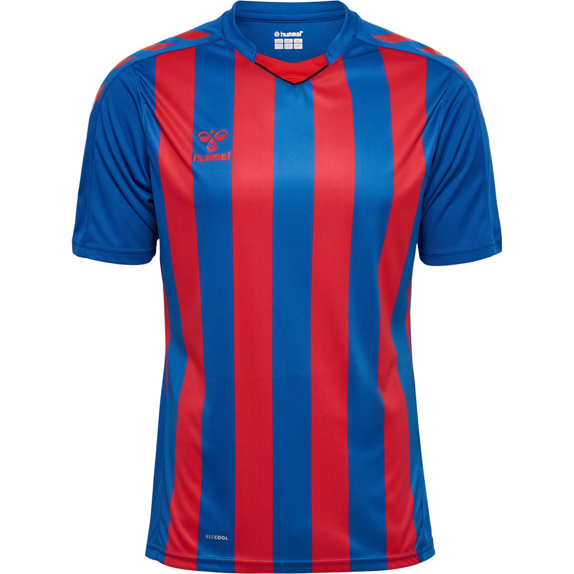 HUMMEL Core Xk Striped Jersey S/S Herren Blau