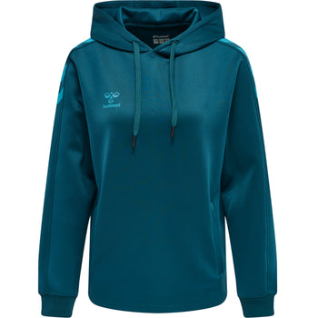 HUMMEL Core Xk Poly Sweat Hoodie Damen Blau