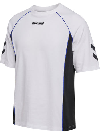 HUMMEL BLAZE26 Athleisure T-Shirt S/S (white/asphalt)