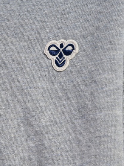 HUMMEL Loose Hoodie Bee Kind (grey melange)
