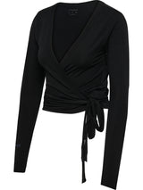 HUMMEL Soft Wrap Blouse Damen (black)