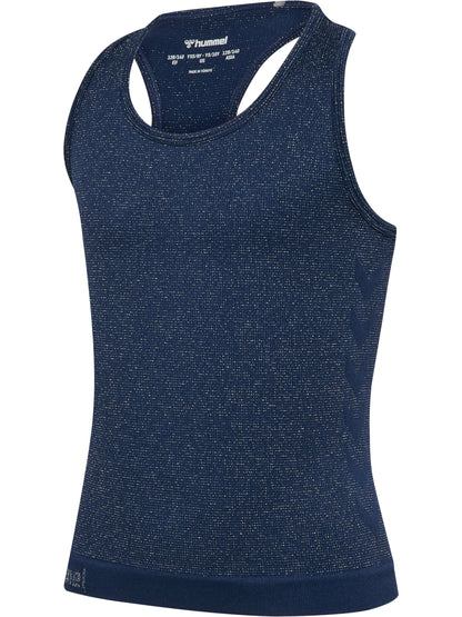HUMMEL Seamless Glitter Tank Top Kind (dress blues)