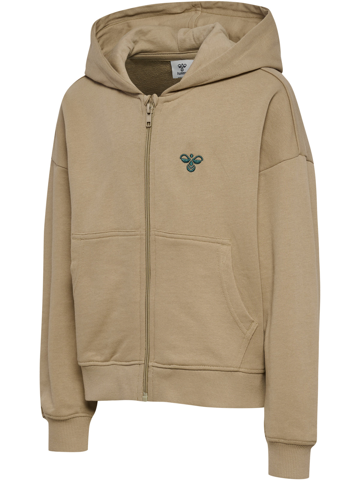 HUMMEL Jump Boxy Zip Cardigan Kind (silver mink)