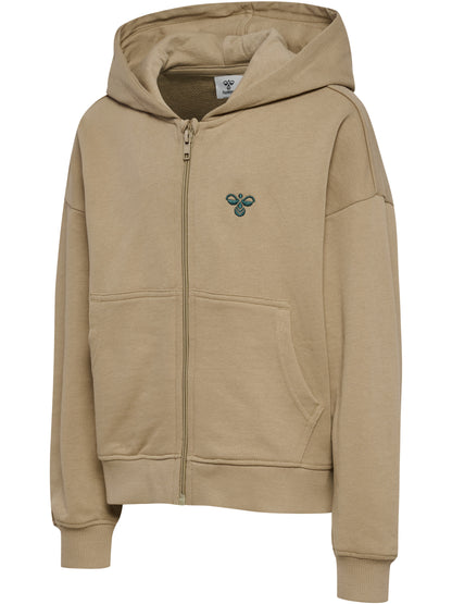 HUMMEL Jump Boxy Zip Cardigan Kind (silver mink)