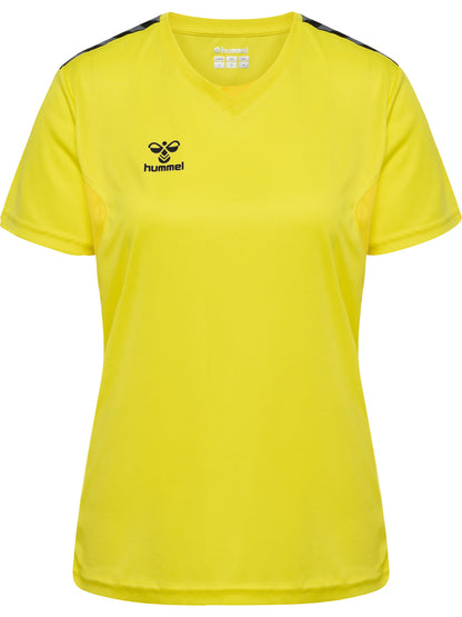 HUMMEL Authentic PL Jersey S/S Damen (blazing yellow)
