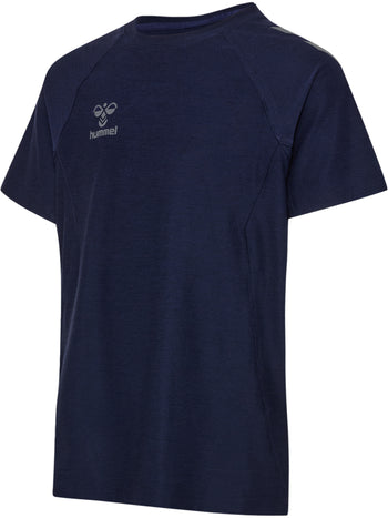 HUMMEL Cima 2.0 Jersey S/S Kind (marine melange)