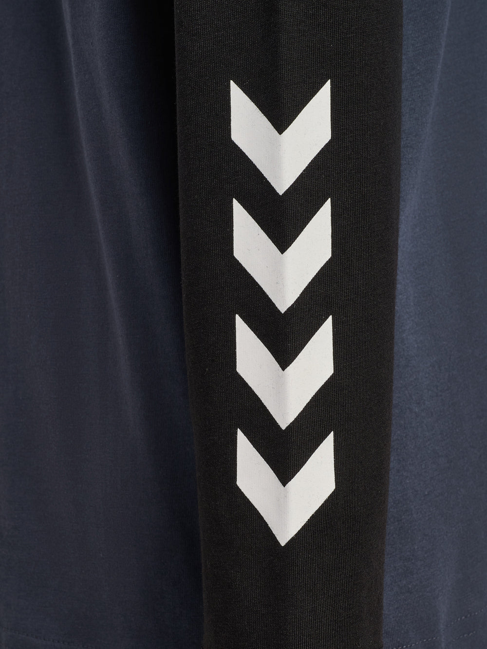 HUMMEL Logo T-Shirt L/S Kind (ombre blue)