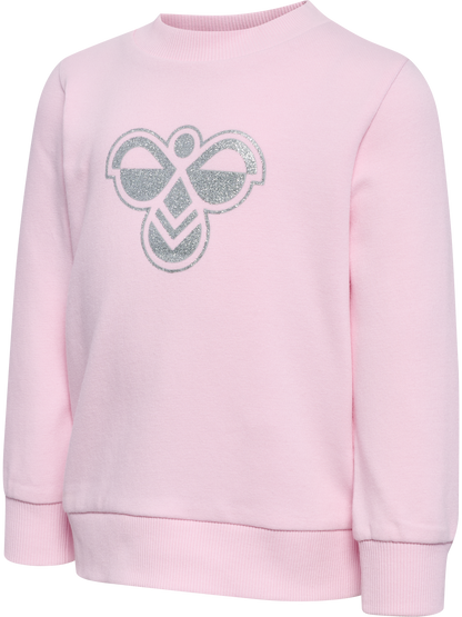 HUMMEL Mini Jersey Crewsuit Bee Kind (pink lady)