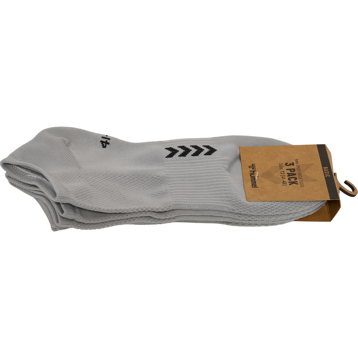 HUMMEL Sport Ancle 3-Pack Socks (grey melange)