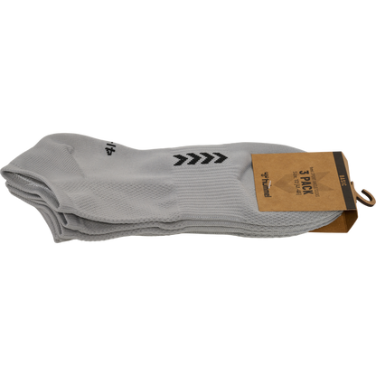 HUMMEL Sport Ancle 3-Pack Socks (grey melange)