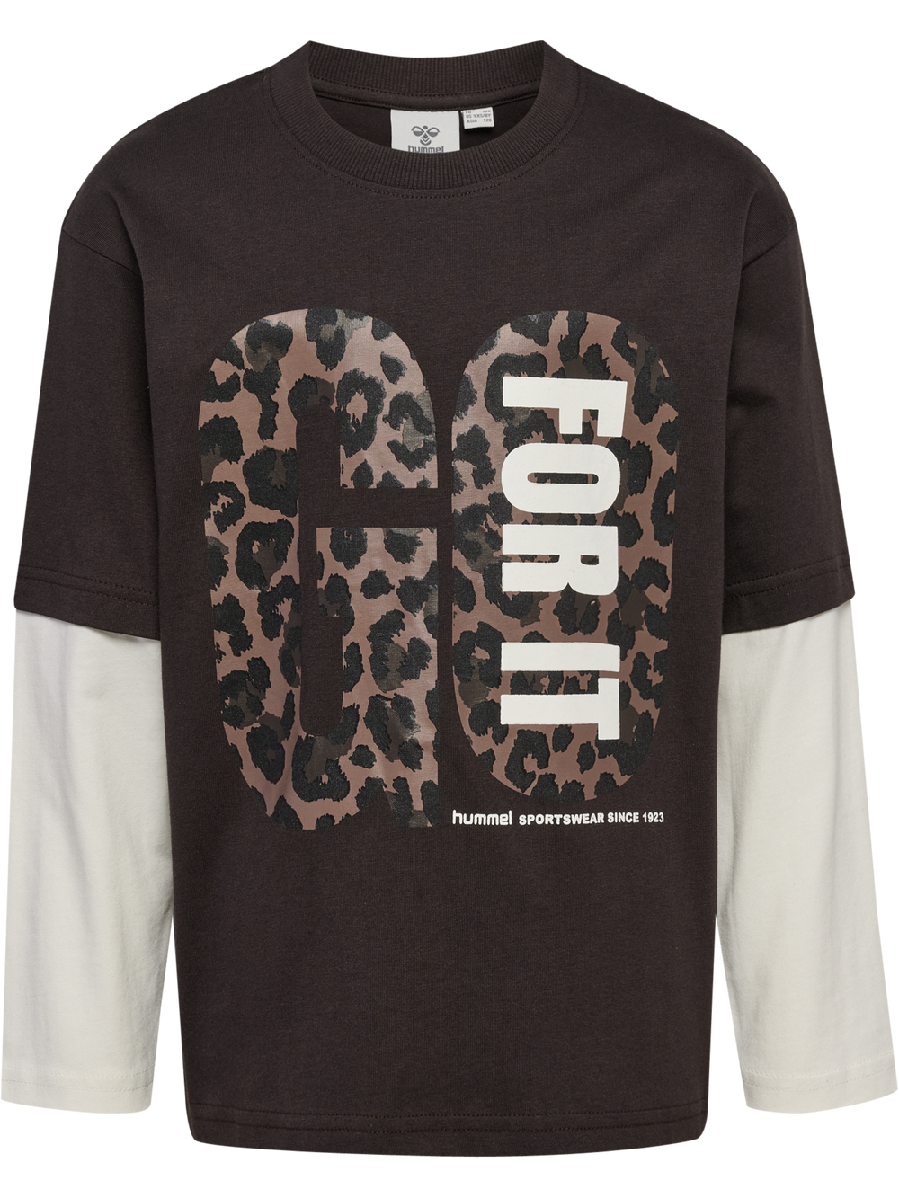 HUMMEL Rebel Layer T-Shirt Ls Kind (chocolate torte)