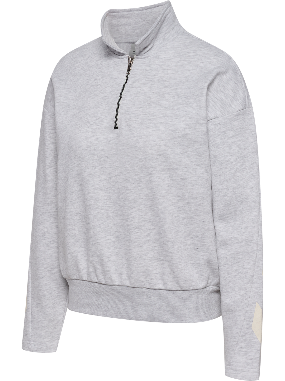 HUMMEL I-D Zip Polo Sweatshirt Damen (light grey melange)