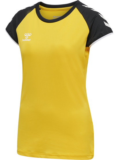 HUMMEL Core Volley Stretch Tee Wo Damen (blazing yellow)