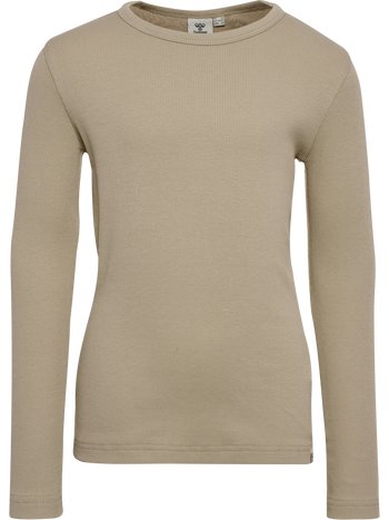 HUMMEL Alpha T-Shirt L/S Kind (cobblestone)