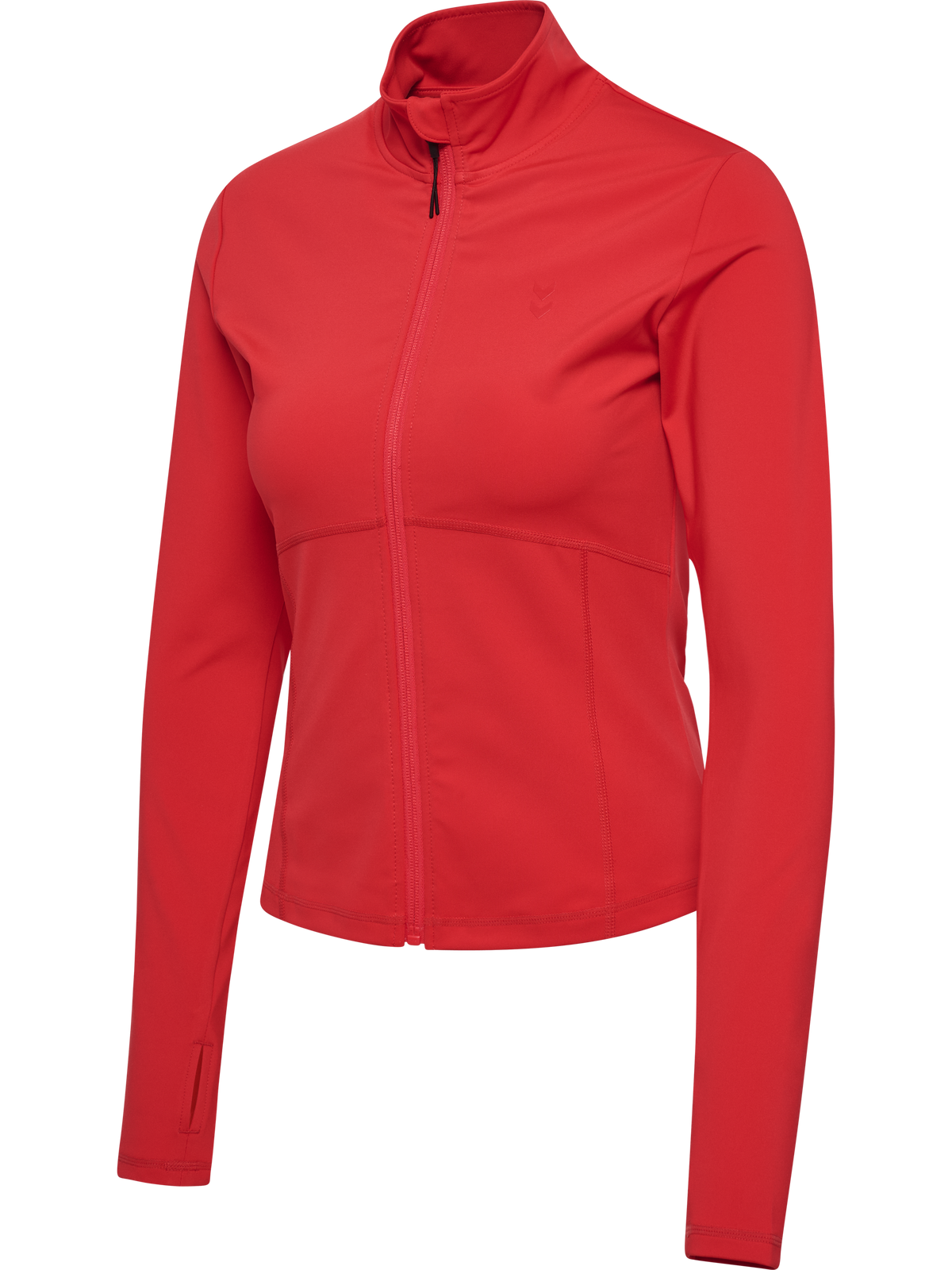 HUMMEL Prima Zip Blouse Damen (chinese red)