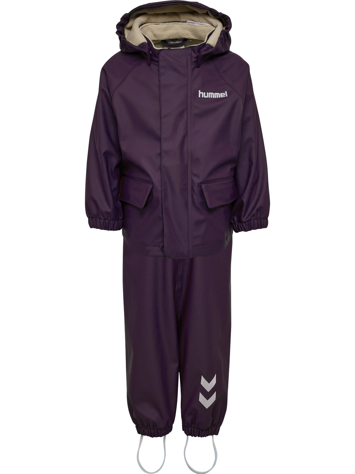 HUMMEL Solo Pu Rain Bib Set Kind (blackberry wine)