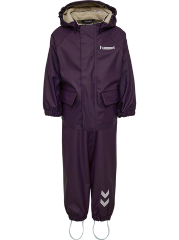 HUMMEL Solo Pu Rain Bib Set Kind (blackberry wine)