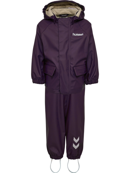 HUMMEL Solo Pu Rain Bib Set Kind (blackberry wine)