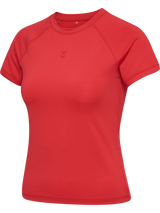 HUMMEL Prima T-Shirt S/S Damen (chinese red)