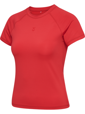HUMMEL Prima T-Shirt S/S Damen (chinese red)