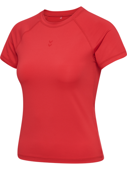 HUMMEL Prima T-Shirt S/S Damen (chinese red)