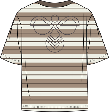 HUMMEL Filur S/S Boxy T-Shirt Kind (chocolate chip)