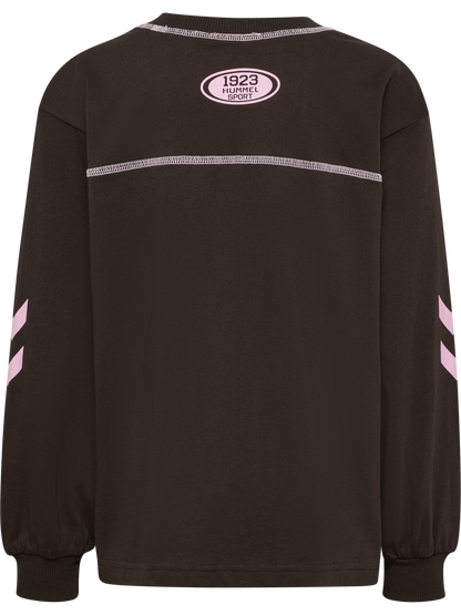 HUMMEL Timmi Boxy T-Shirt L/S Kind (turkish coffee)