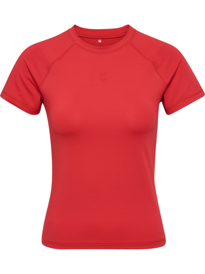 HUMMEL Prima T-Shirt S/S Damen (chinese red)