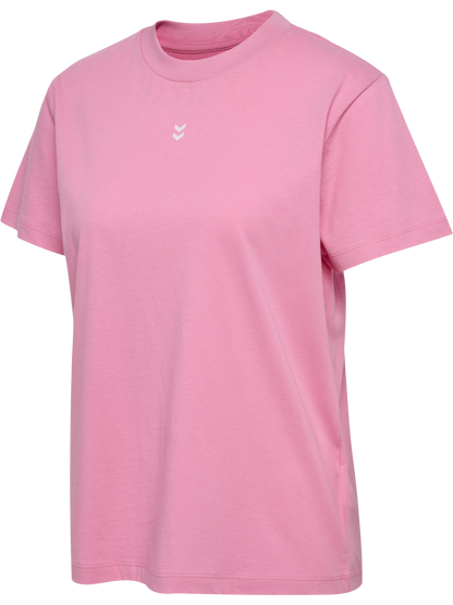 HUMMEL Frame Cotton T-Shirt S/S Damen (begonia pink)