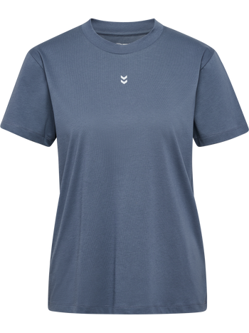 HUMMEL Frame Cotton T-Shirt S/S Damen (vintage indigo)